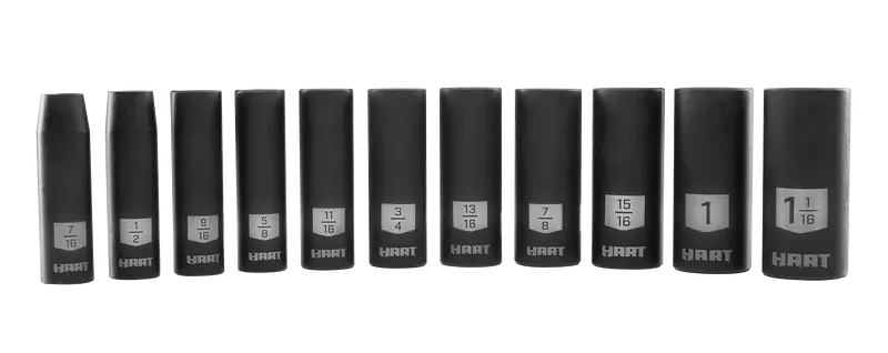 11-Piece 1/2-Inch Drive Sae Deep Impact Socket Set (3/8"–1 1/4") 1