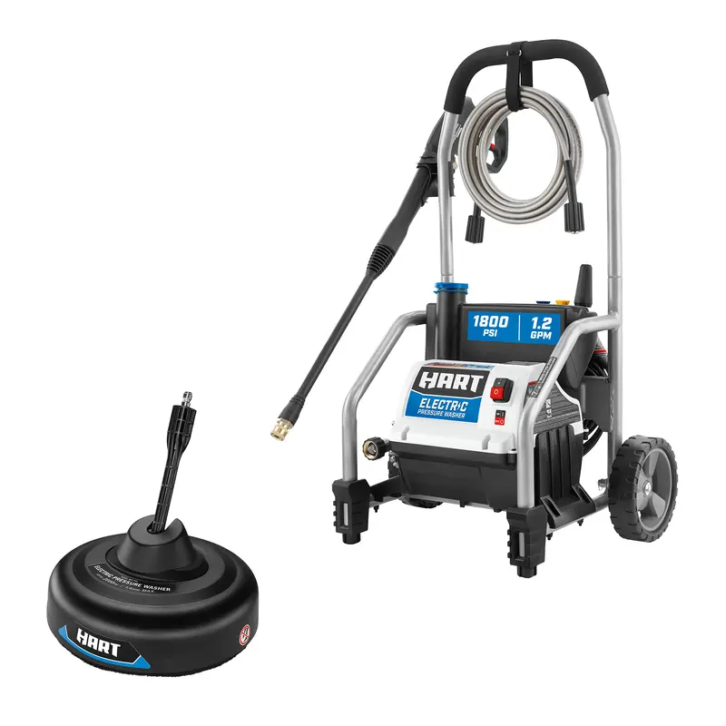 1800 Psi Electric Pressure Washer With 11-Inch Surface Cleaner Attachment 1