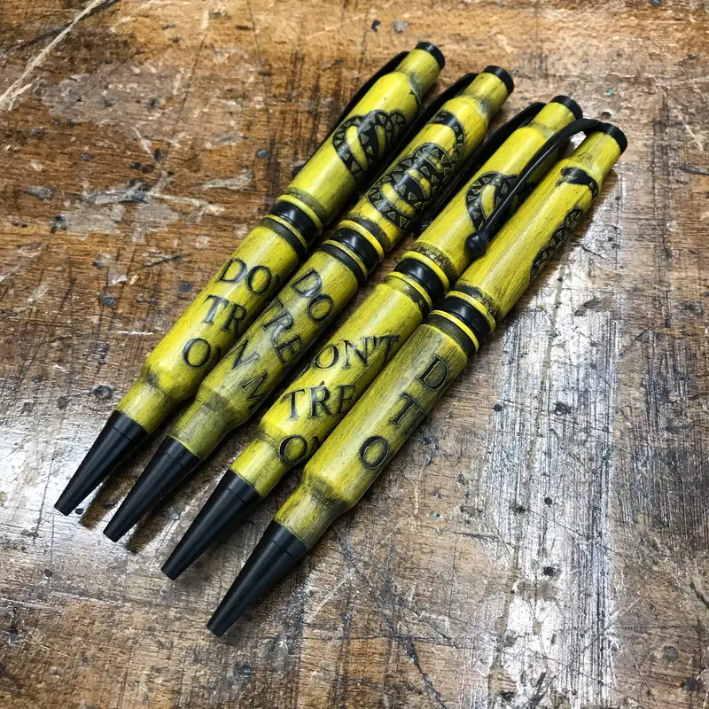 .308 'Don’T Tread On Me' Patriotic Bullet Pen – Gadsden Flag Tribute Writer 1