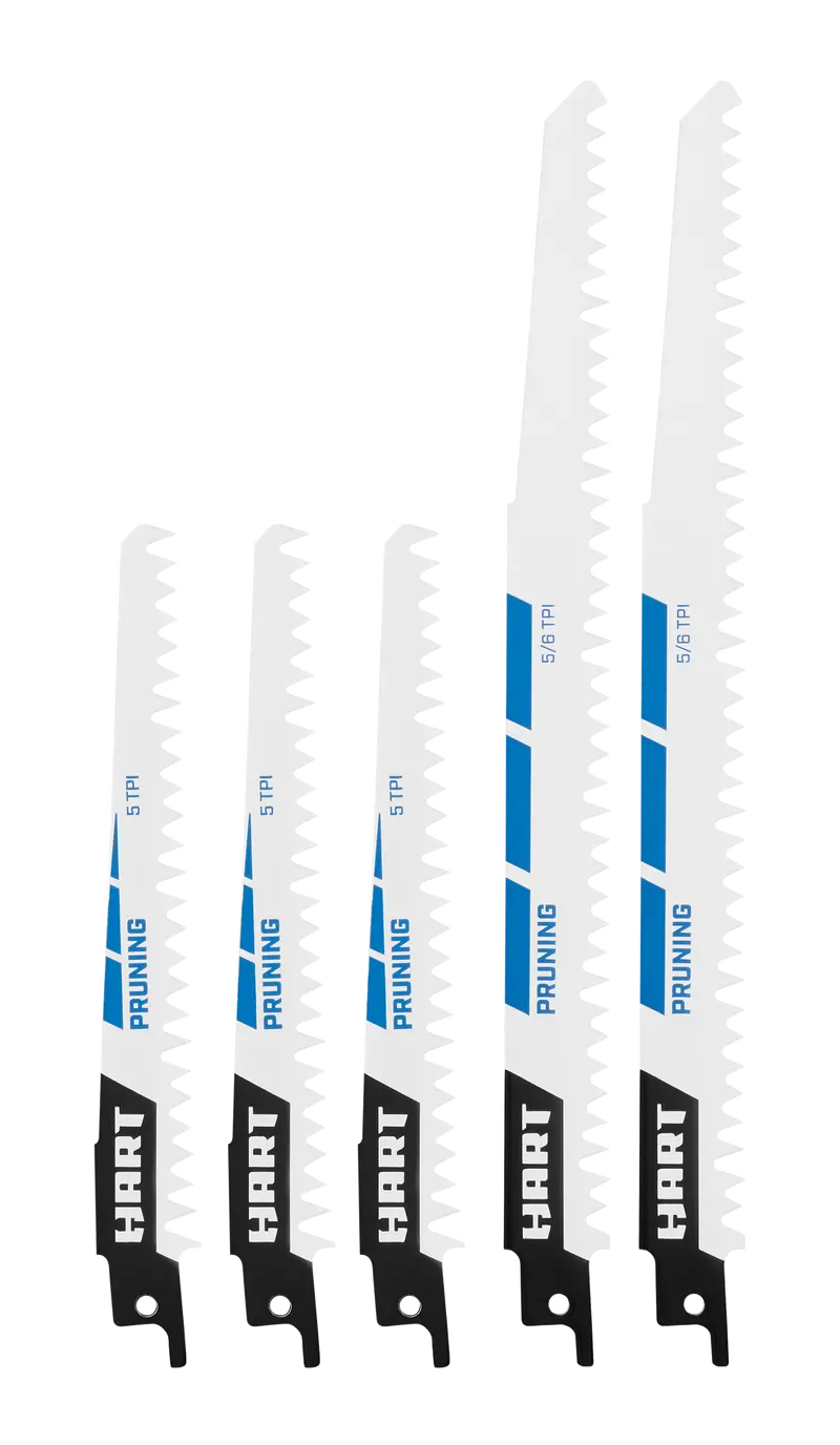 5-Piece Pruning-Specific Reciprocating Saw Blade Set 1