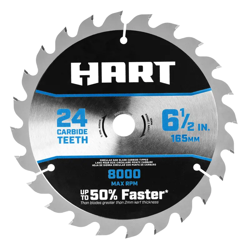 6-1/2-Inch 24-Tooth Circular Saw Blade – Compact Framing Blade 1