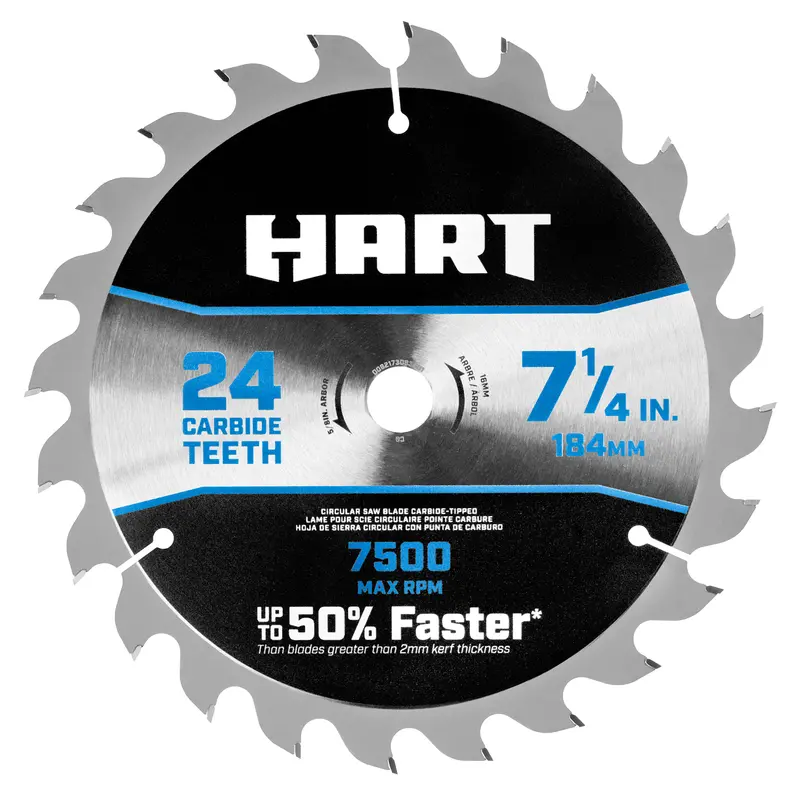 7-1/4-Inch 24-Tooth Circular Saw Blade – Rough Framing And Lumber Blade 1