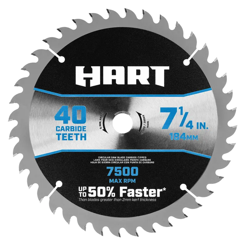 7-1/4-Inch 40-Tooth Circular Saw Blade – General Purpose Cutting Blade 1