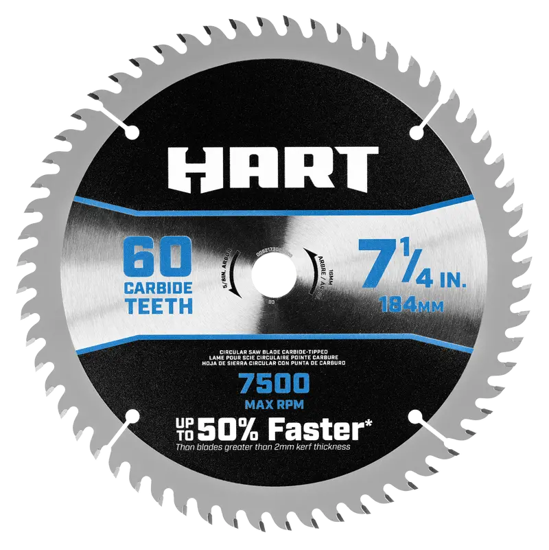 7-1/4-Inch 60-Tooth Circular Saw Blade – Fine-Cut Finish For Plywood & Mdf 1