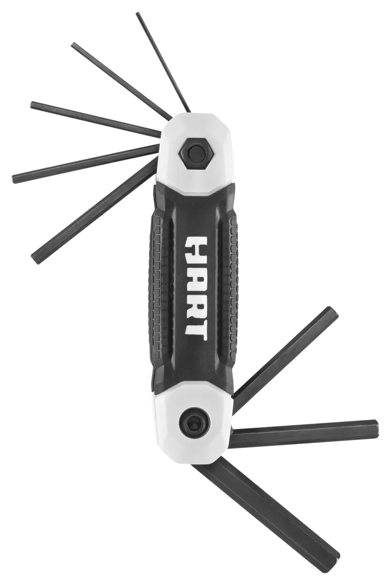 8-Piece Metric Folding Hex Key Set 1