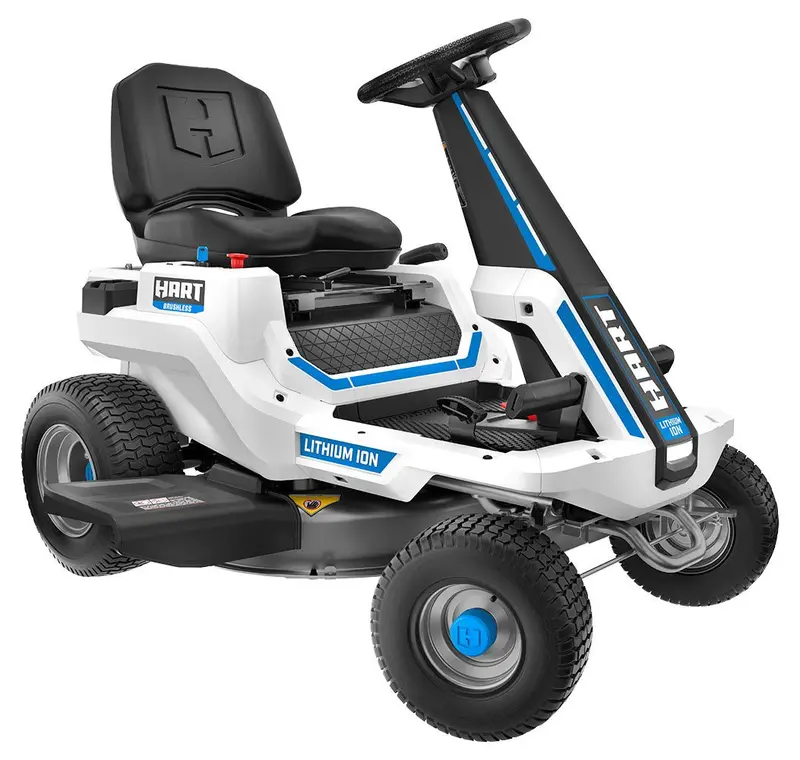 80V 30-Inch Brushless Lithium-Ion Riding Lawn Mower 1