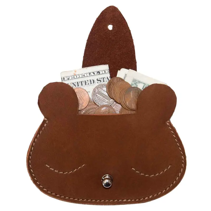 Adorable Bear-Themed Coin Purse For Everyday Carry 1
