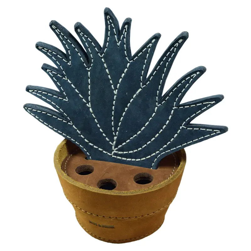 Agave Fiber Coaster With Integrated Pen Slot 1