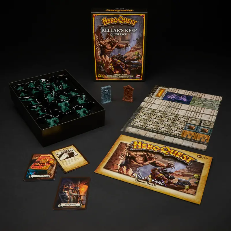 Avalon Hill Heroquest Kellar'S Keep – Classic Adventure Game Expansion 1