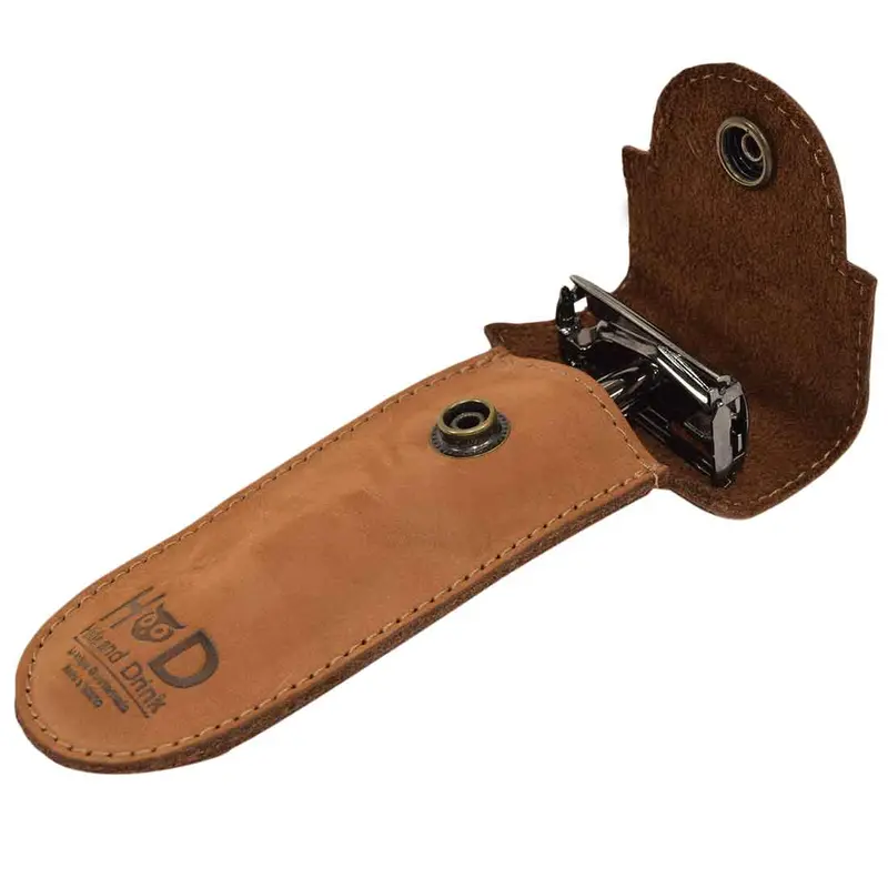 Barber-Grade Razor Sheath – Durable Leather Cover For Straight Razors 1