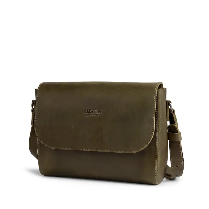 Barton Leather Purse – Streamlined Crossbody With Magnetic Closure 1