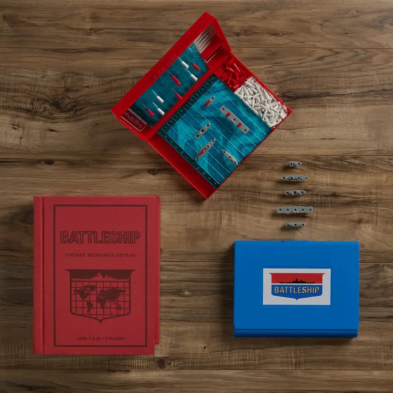 Battleship Vintage Bookshelf Edition – Retro Strategy Board Game 1