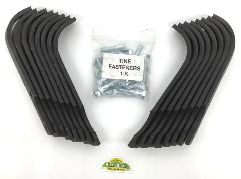 Bcs Original Equipment Tiller Tine Kit T20U – Includes Full Installation Hardware (1983+ Models) 1