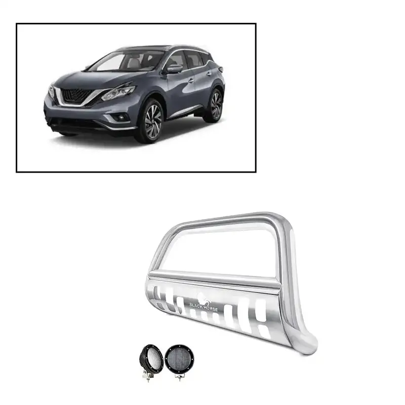 Black Horse Off-Road Cbs-Nia1602Sp-Plfb Stainless Steel Skid Plate 1