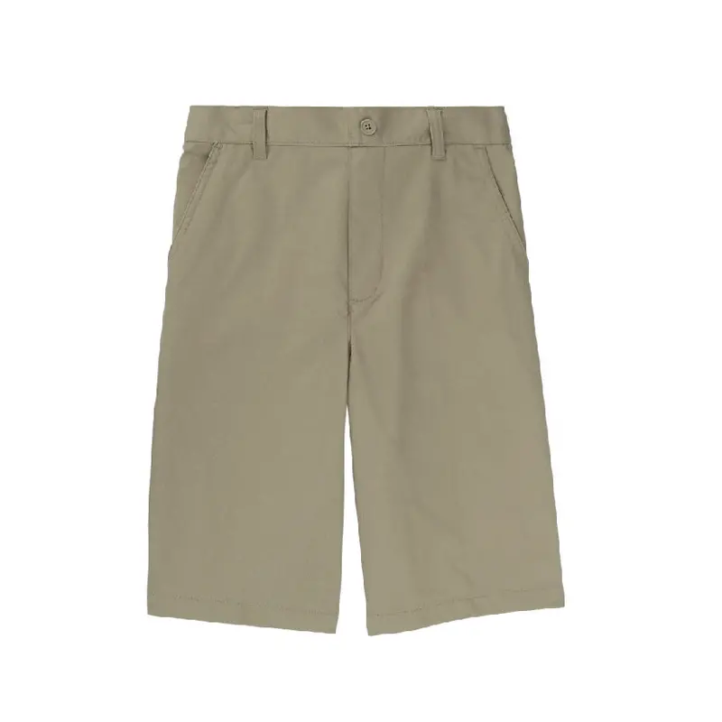 Boys' Khaki Flat-Front Casual Shorts By Ft 1