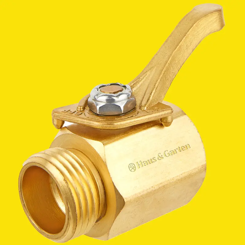Brass Shut-Off Valve – Heavy-Duty Flow Control Fitting 1