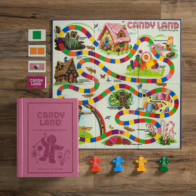 Candy Land Classic Bookshelf Edition Vintage Board Game 1