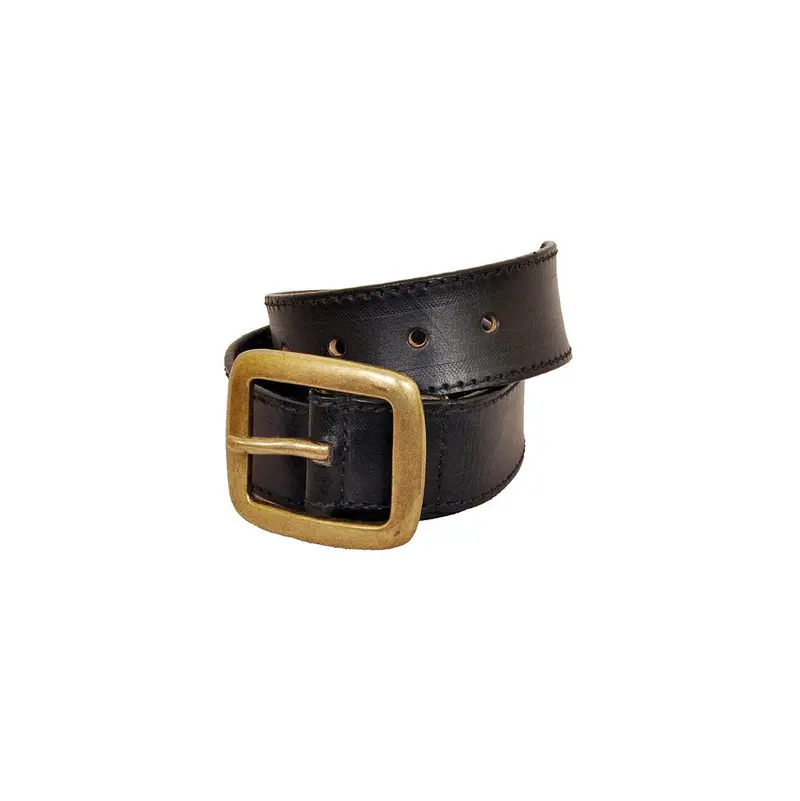 Classic Black Leather Dress Belt 1