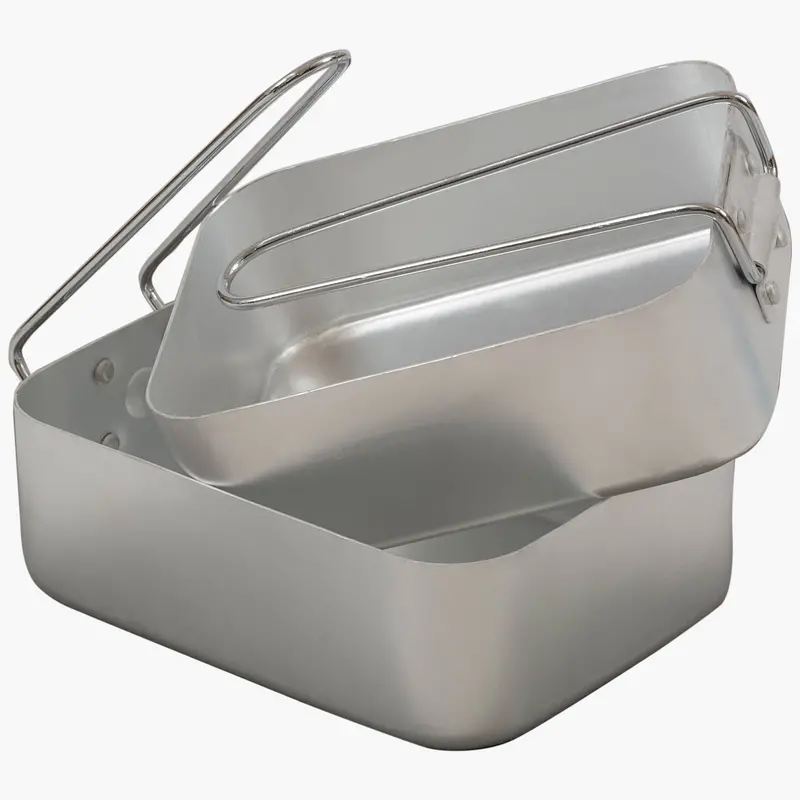 Compact Stainless Steel Camping Mess Kit 1