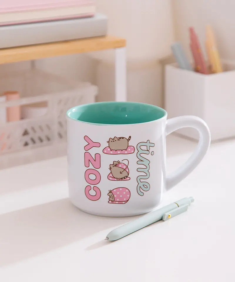 Cozy Pusheen 'Cozy Time' Ceramic Mug For Relaxing Moments 1