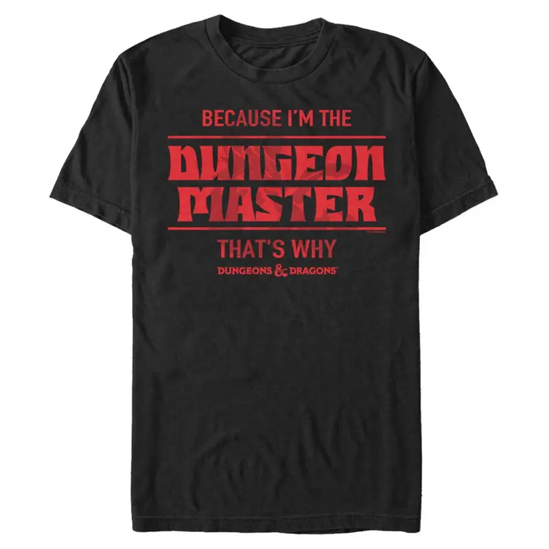 D&D Dungeon Master Graphic T-Shirt For Men 1