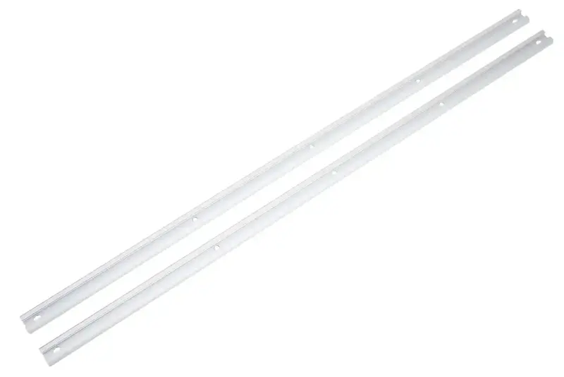 Decked T-Track System – 48-Inch Silver Aluminum Rails (Set Of 2), 6063-T5 Alloy 1