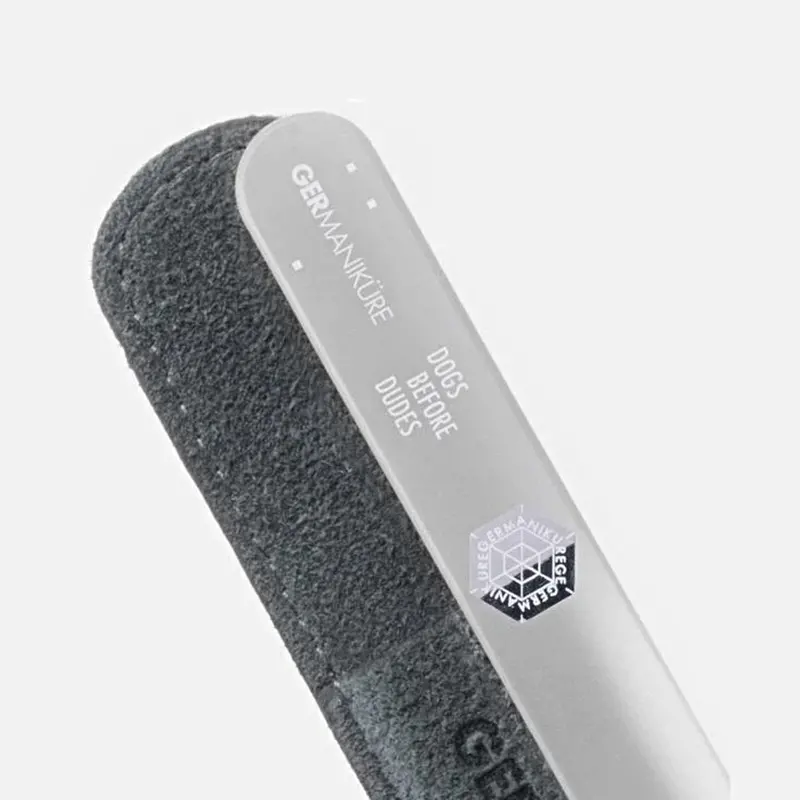 Dogs Before Dudes Mantra Nail File Set With Leather Sleeve – Germanikure 1