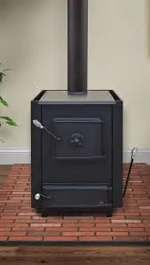 Ds Machine Heat Right 120 – Coal-And-Wood Heating Stove 1