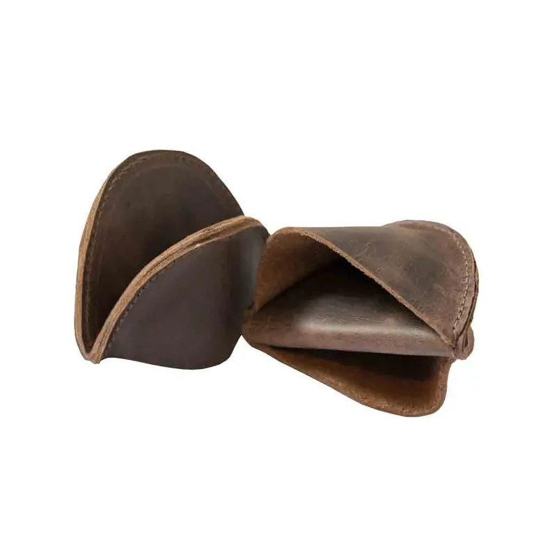 Dual-Purpose Pinch Grips – Two-Pack Leather-Wrapped Finger Grips For Tools And Handles 1