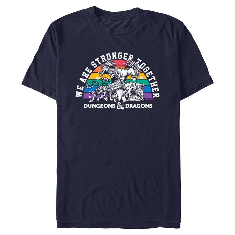 Dungeons & Dragons Stronger Together Adult Graphic Tee 1