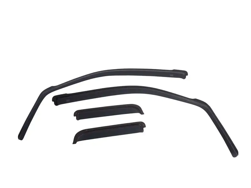 Egr In-Channel Window Deflectors – Matte Black, Fits 2020–2023 Chevrolet Silverado Hd 1