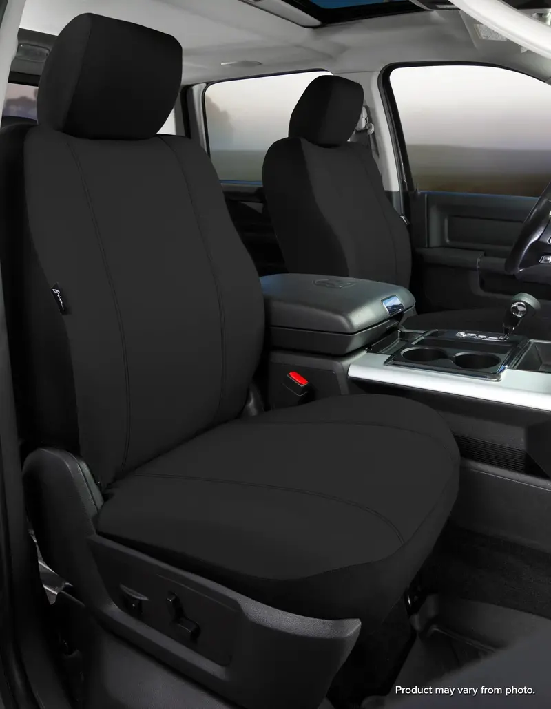 Fia Sp80-Series Seat Protector – Custom-Fit Poly-Cotton Front Cover In Black, Model Sp89-46 1