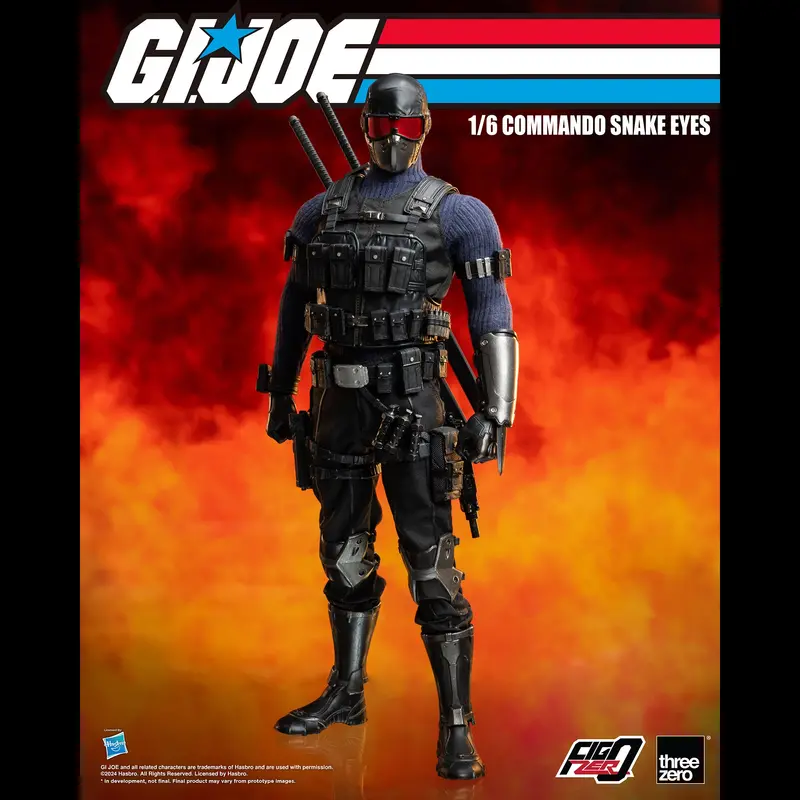 Figzero 1/6-Scale G.I. Joe Commando Snake Eyes Collectible Figure 1