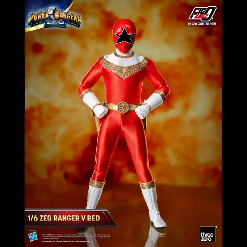 Figzero Power Rangers Zeo Ranger V Red 1:6 Scale Figure 1