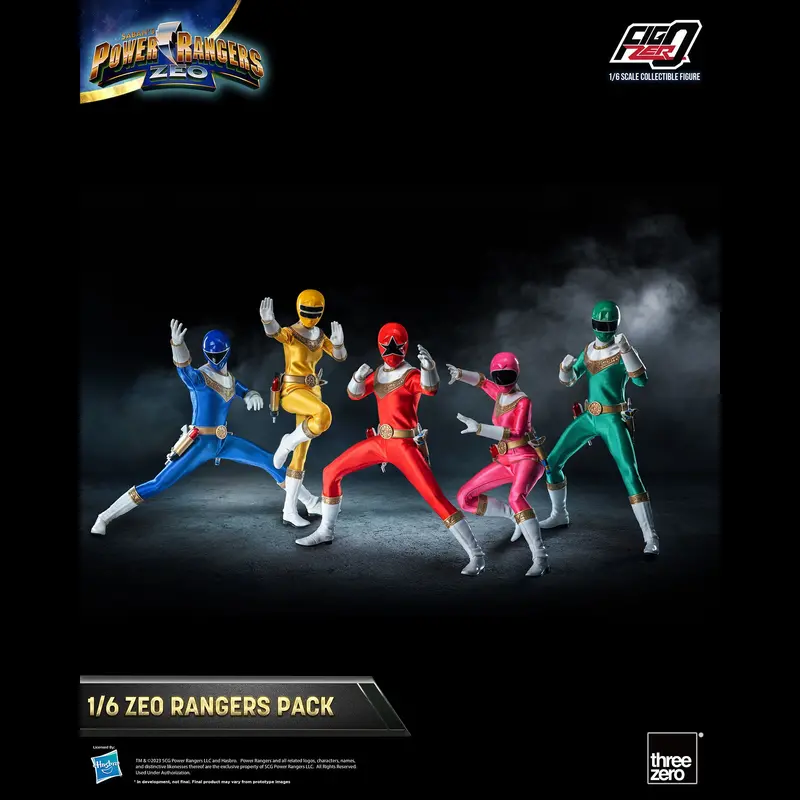 Figzero Power Rangers Zeo Rangers 1:6 Scale Collector Set 1