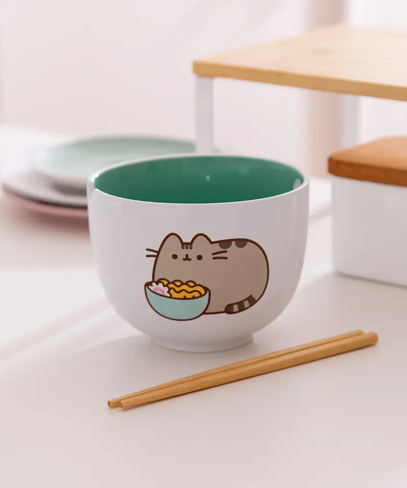 Fun Pusheen Yum Ramen Bowl For Noodle Lovers 1