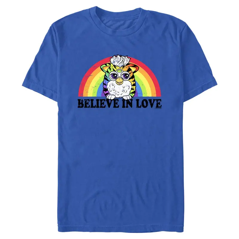 Furby Furby Loves Themed Adult Graphic T-Shirt 1