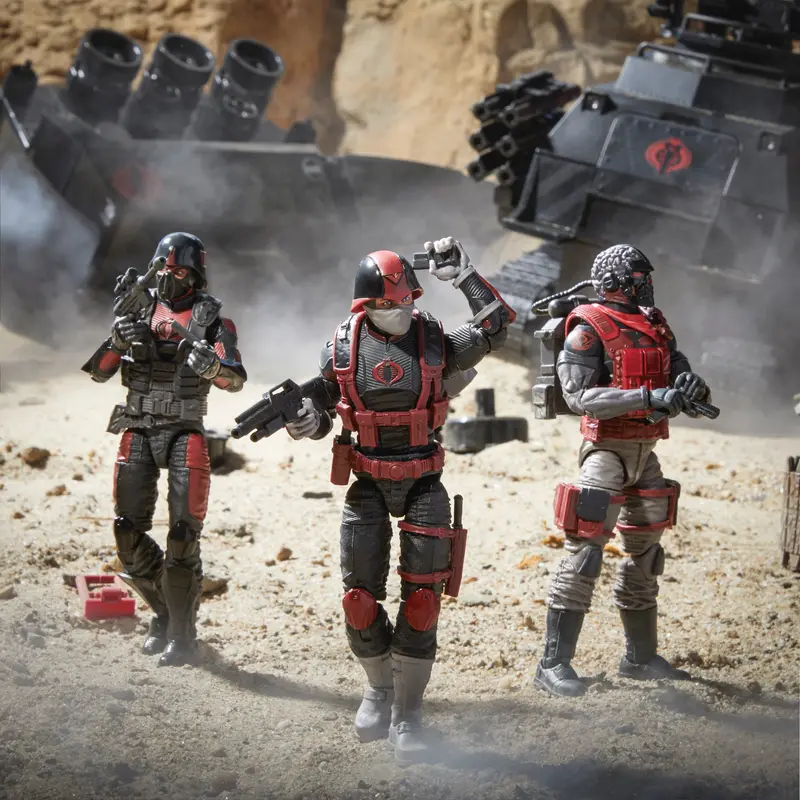 G.I. Joe Classified Series – Cobra H.I.S.S. Fire Team 788 With Vehicle (110Th Anniversary) 1
