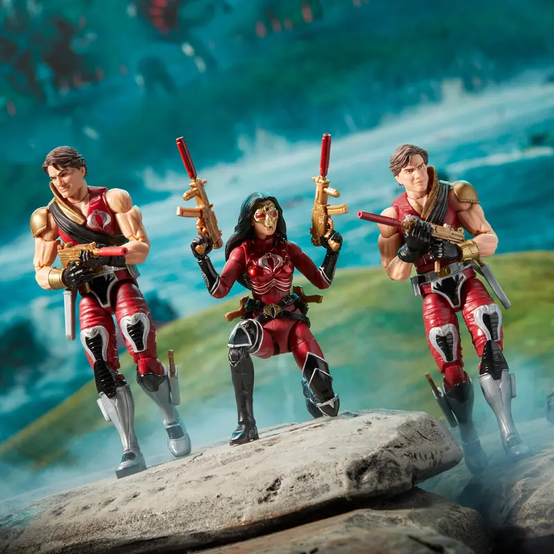 G.I. Joe Classified Series Crimson Strike Team: Baroness, Tomax & Xamot (Wave 82) 1