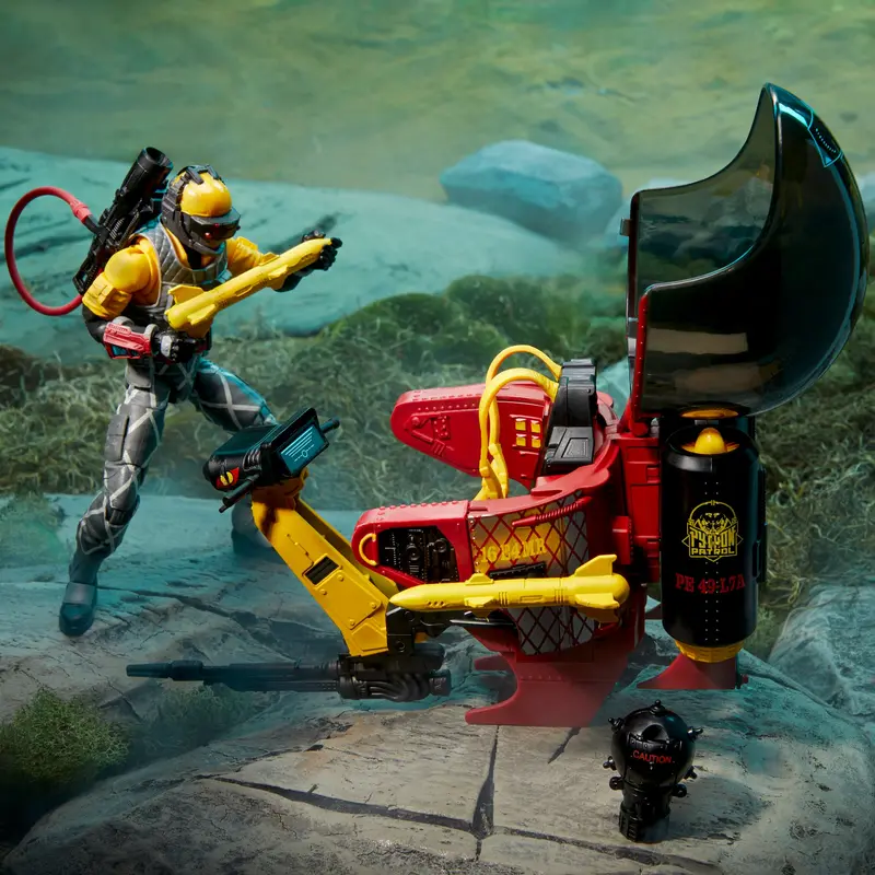 G.I. Joe Classified Series Python Patrol Tele-Viper & Cobra Flight Pod (Trubble Bubble) 1