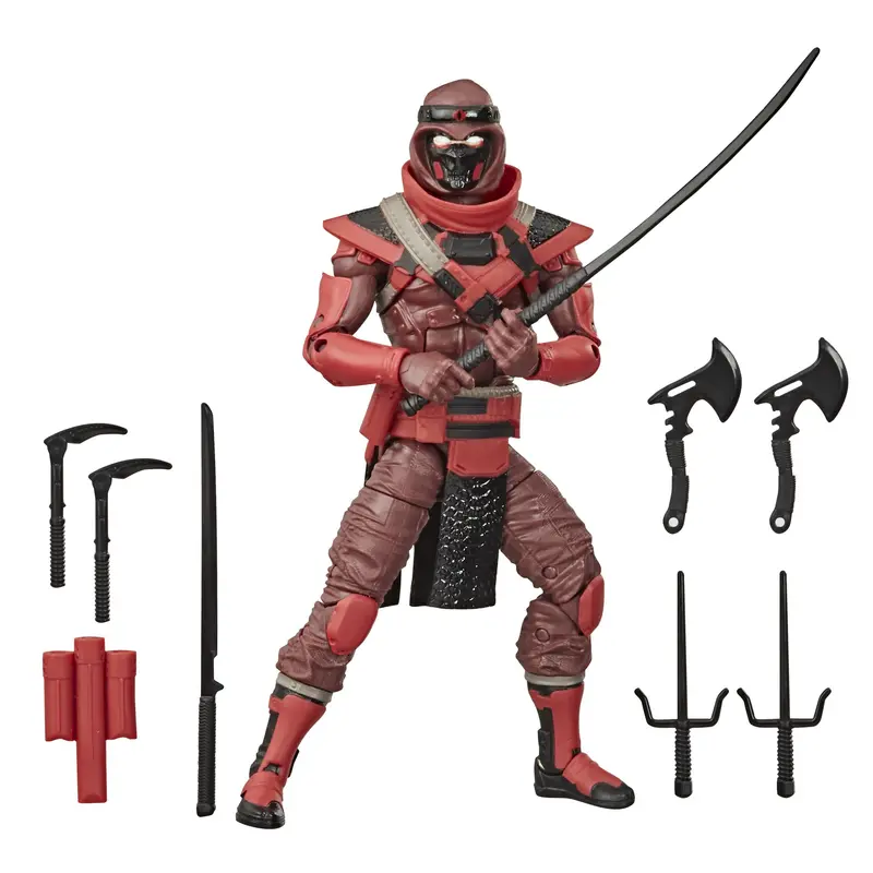 G.I. Joe Classified Series Red Ninja Collectible Figure 1
