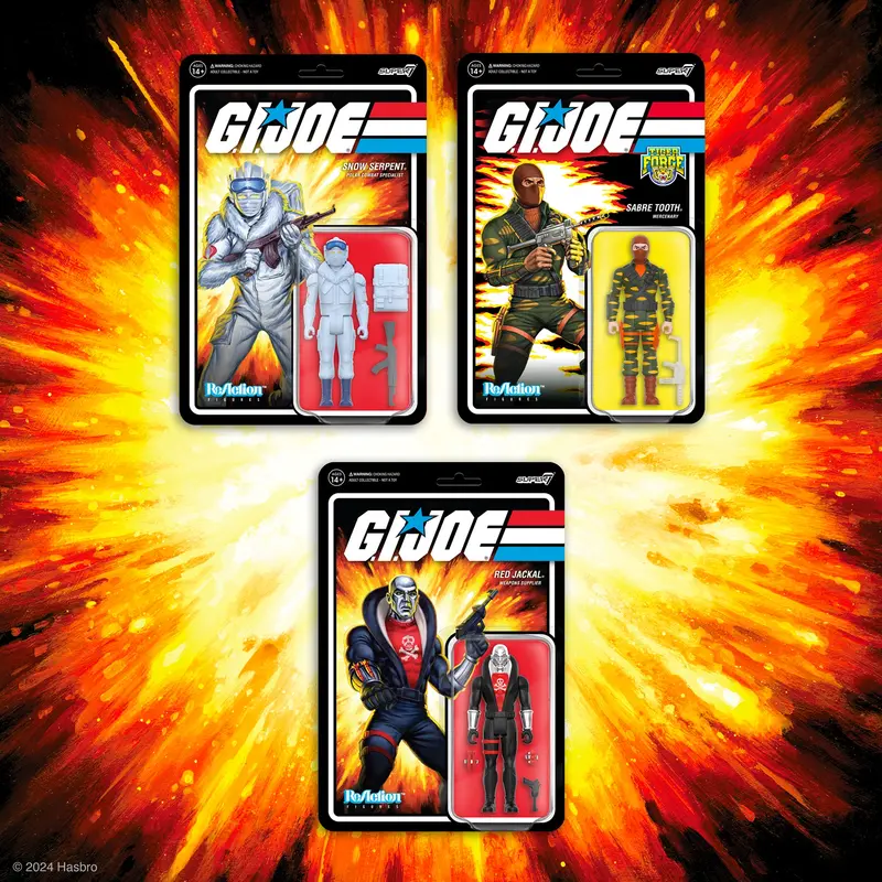 G.I. Joe Reaction Wave 8 – Four-Piece Retro Figure Set 1