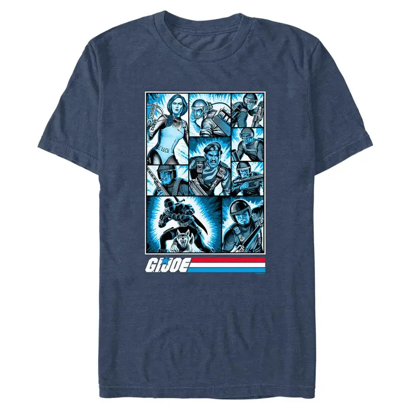 G.I. Joe Retro Character Box-Up Design T-Shirt (Men’S Vintage Style) 1
