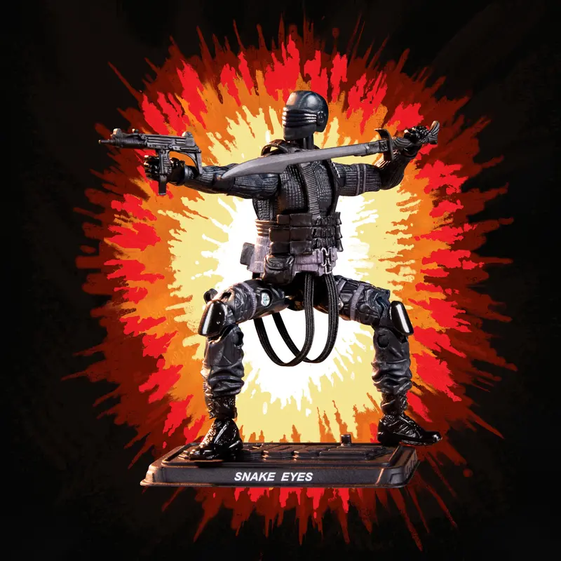 G.I. Joe Retro Collection Snake Eyes Figure 1