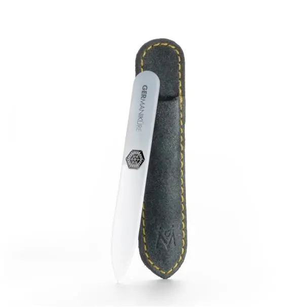 Germanikure Compact Travel-Sized Glass Nail File – Lightweight & Durable 1