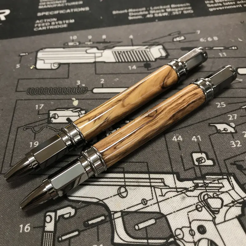 Handcrafted Olive Wood Fountain Pen 1