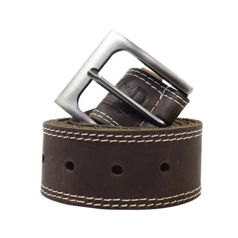 Handcrafted Western-Style Leather Dress Belt 1
