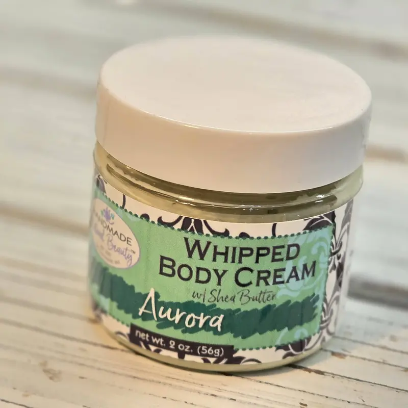 Handmade Natural Beauty Whipped Hydrating Body Cream: "Aurora" Clearance 1