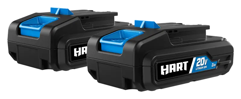 Hart 20V 2.0Ah Lithium-Ion Rechargeable Battery Dual Pack 1