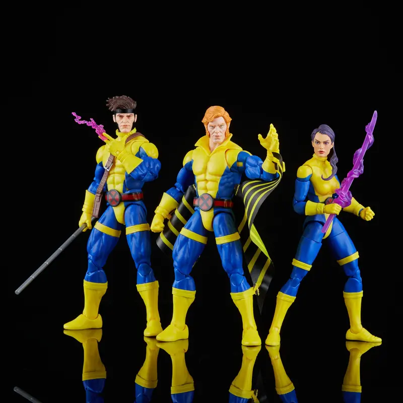 Hasbro Marvel Legends Banshee, Gambit & Psylocke Action Figures 1